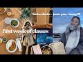a week in my life in boston !! | spring 2022, home in isolation, online classes, back on campus