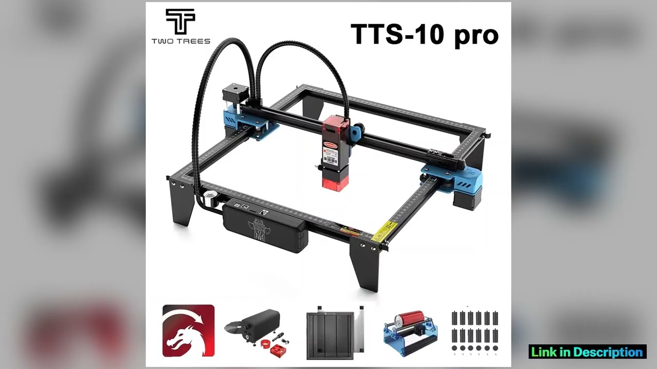 Two Trees TTS 10 Pro Laser Engraver With Wifi Offline Control 10W Laser Engraving Machine for Glass