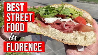 We Tried 10 Street Foods (WHERE LOCALS EAT) in Florence | Cheap Eats