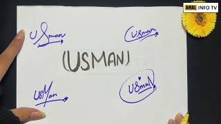 Usman Name Signature - Handwritten Signature Style for Usman Name