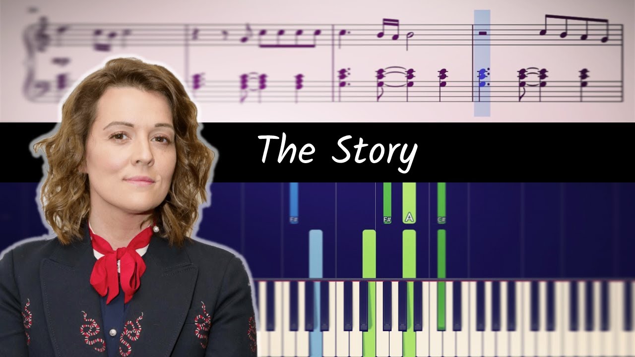 Brandi Carlile The Story Piano Tutorial + SHEETS YouTube