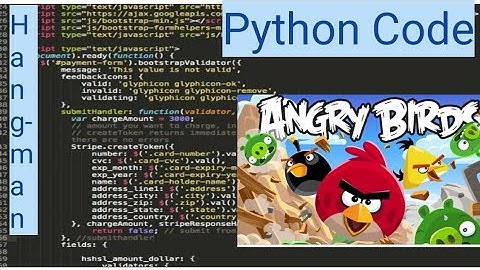 #Python#Angrybirds  Angry birds Gaming Code in Python|angry birds in python|