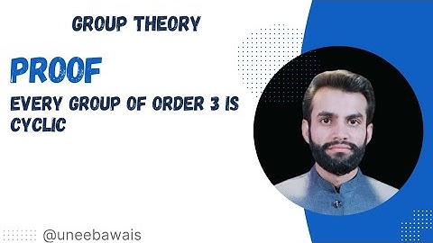 Every Group Of Order 3 is Cyclic.