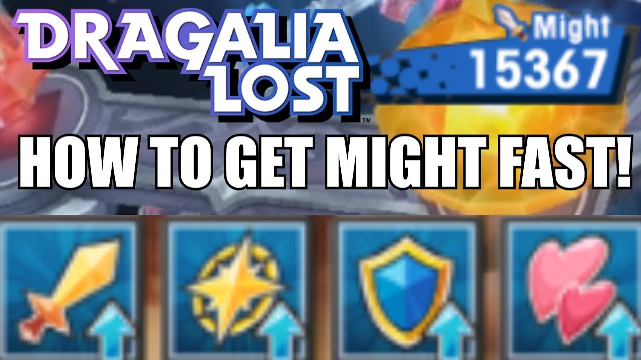 HOW TO GET MIGHT FAST! Dragalia Lost - Beginner Guide