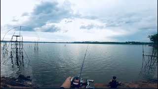 🐟ตกปลาช่อน ปลากระสูบ ที่อ่างเก็บน้ํา ☁️⛰️🌧️