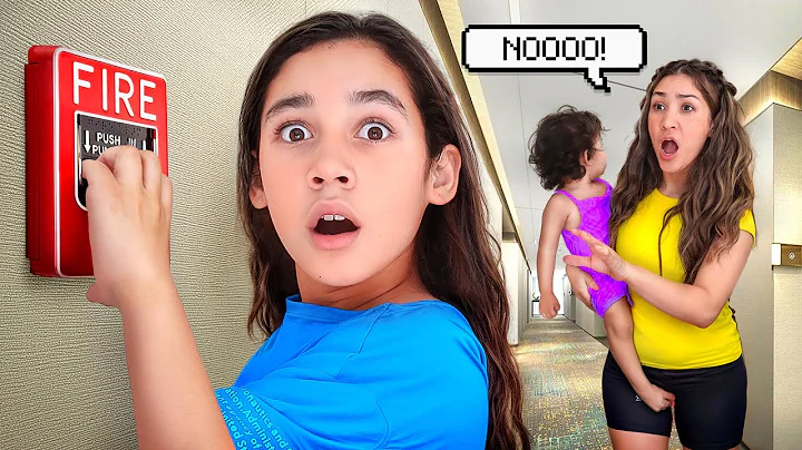 Our Daughter Pulls FIRE ALARM at Our RESORT!! | Jancy Family