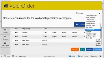 How to apply a void - Seed Digital Menu for Clover