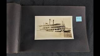 Lot 61:1920'S PHOTOGRAPH ALBUM OHIO RIVER JOURNEY CINCINATTI TO PITTSBURGH (WEST VIRGINIA)