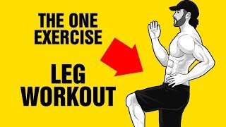 This One Exercise Leg Workout hits your Full Lower body at home - No More Chicken Legs