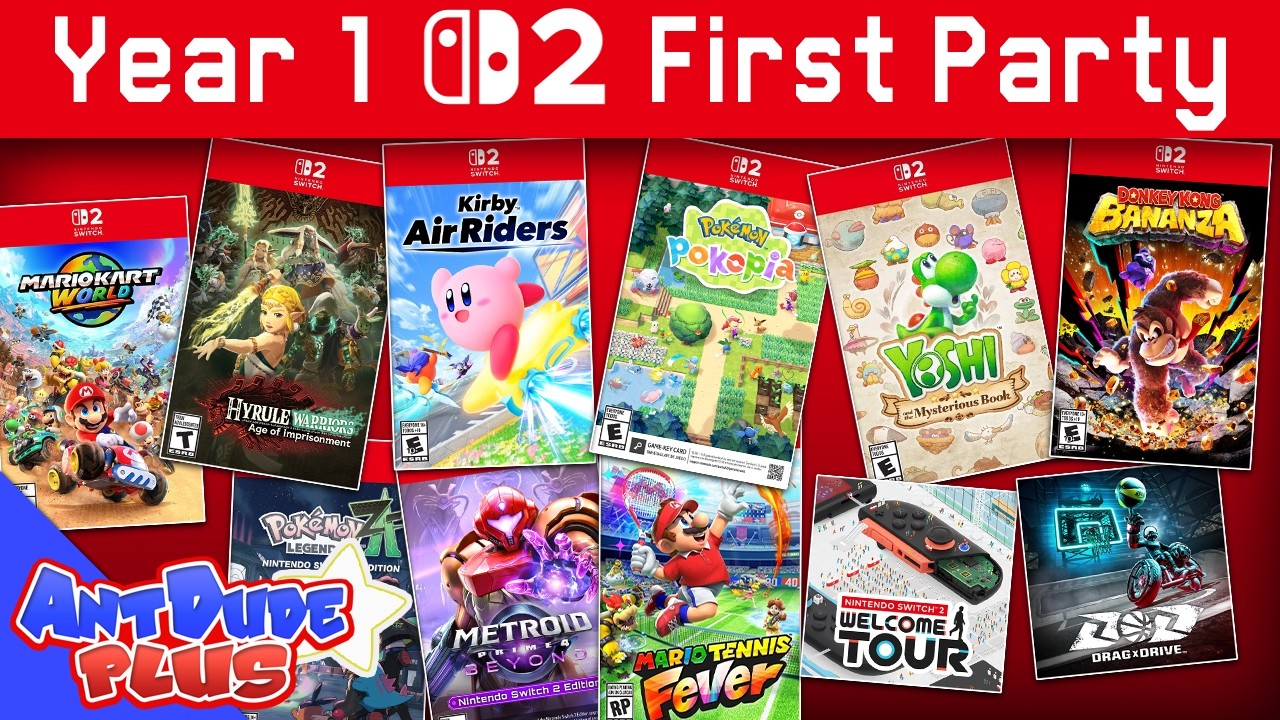 Every Nintendo Switch 2 First Party Game Ranked [Year 1]