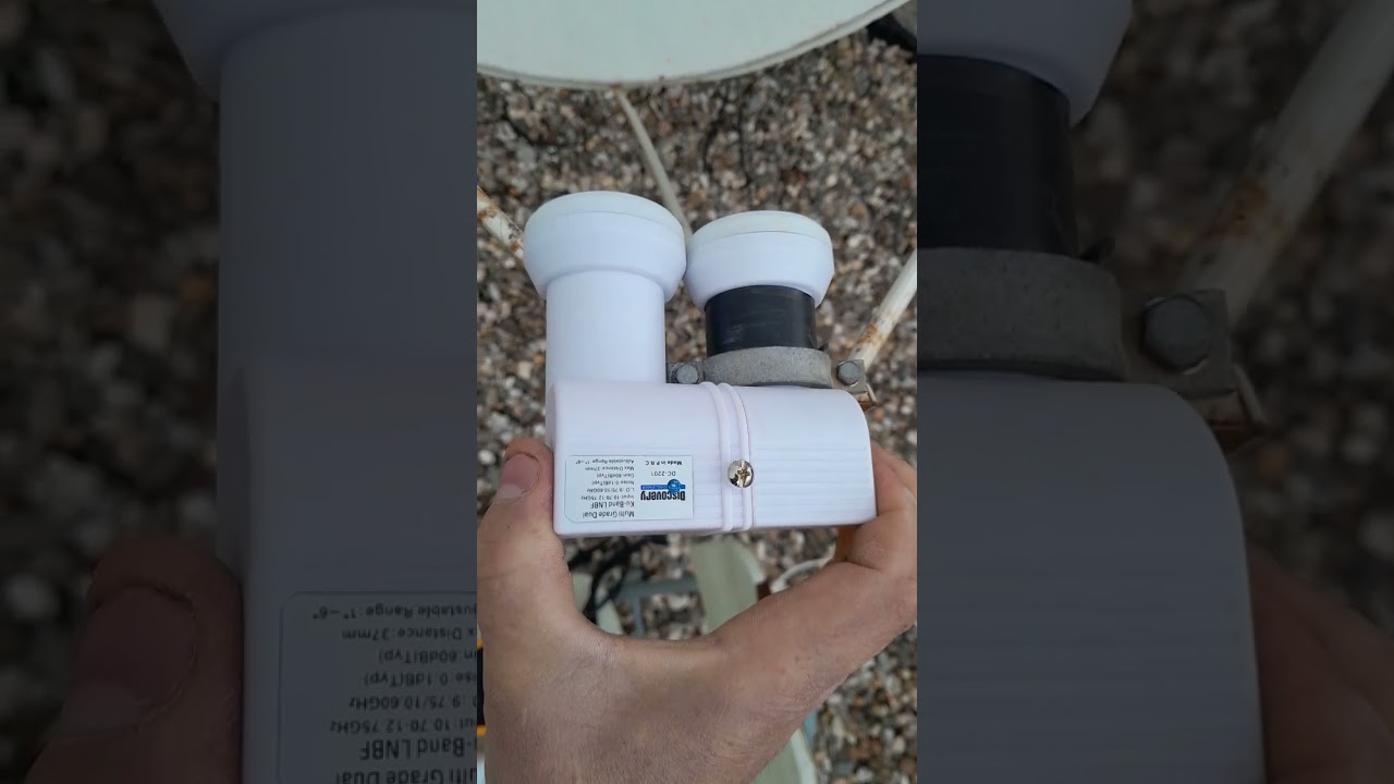 Monobloc Discovry lnb 0.1db شرح مفصل للاقط الرائع ديسكوفري