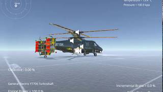 Silantro Unity3D Helicopter Simulator: S-97 Raider Control Surface Test + Landing