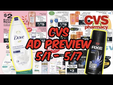 CVS AD PREVIEW (5/1 – 5/7) AXE, REVLON, BOOST & MORE!