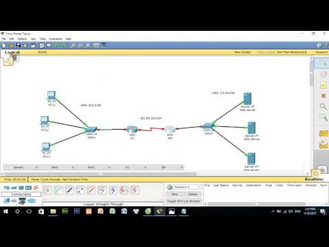 Video Thiết kế xây dựng mạng LAN trên cisco packet tracer - YouTube