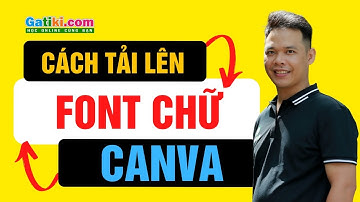 Hướng dẫn cách tải font chữ lên Canva - GATIKI