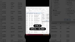 Delete blank rows in a flash in Excel! #excel #exceltips #exceltraining #sheets #accounting #finance