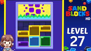 Sand Blocks Level 27 Solution Walkthrough