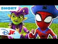 Team Spidey vs. Pirate Gobby 🏝️ | Meet Spidey and his Amazing Friends | @disneyjr