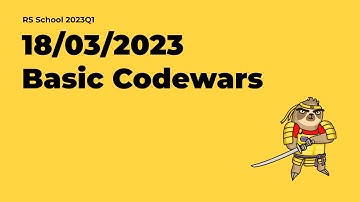 JavaScript / Front-end 2023 Q1 Stage #1. Basic Codewars