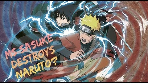 MS Sasuke beats Sage Mode Naruto