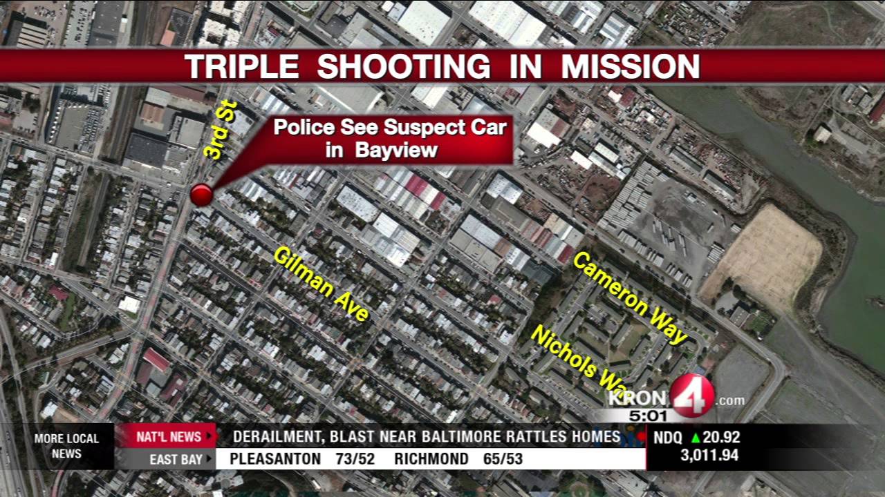 Three Shot in the Mission District of San Francisco
