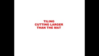 TILING CUT LARGER THAN THE MAT IN STARCRAFT CREATE