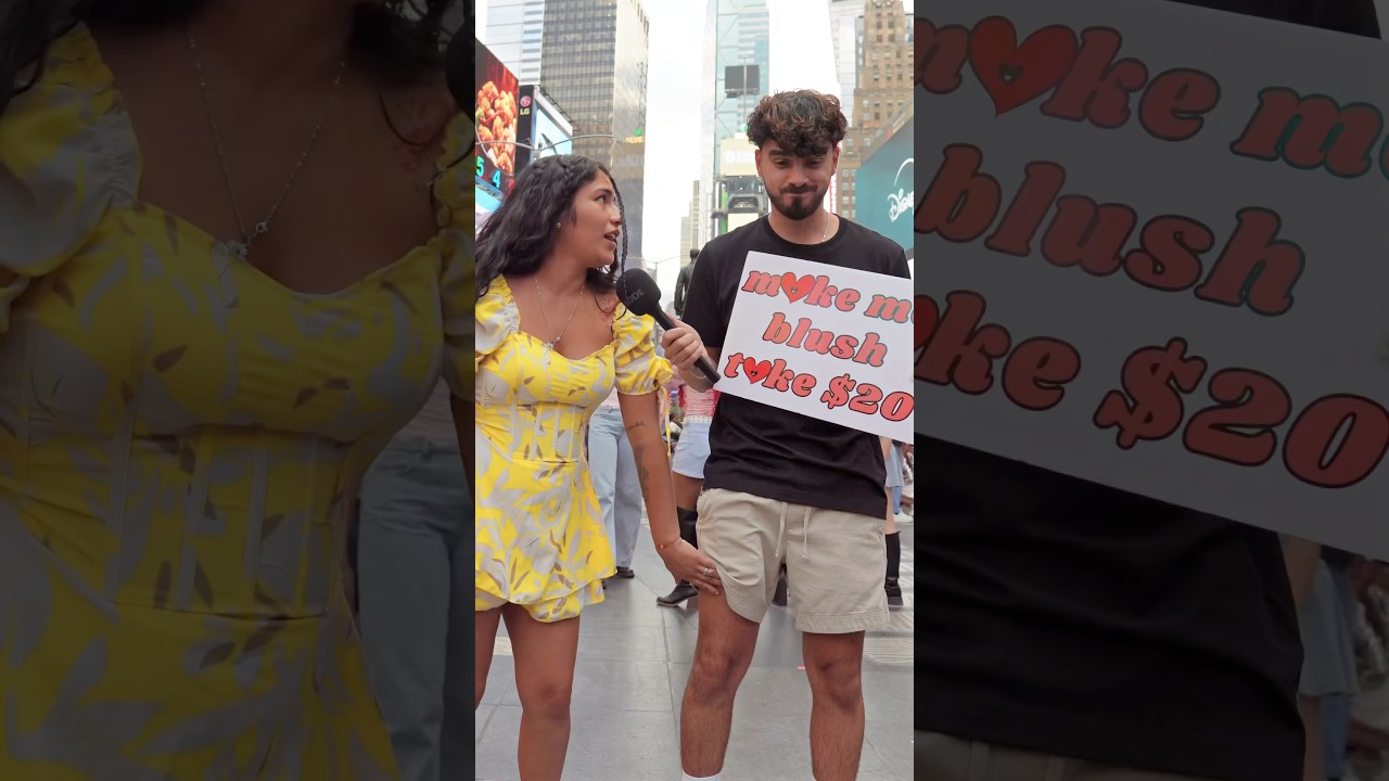 Они пытаются заставить меня покраснеть, чтобы выиграть 20 долларов.