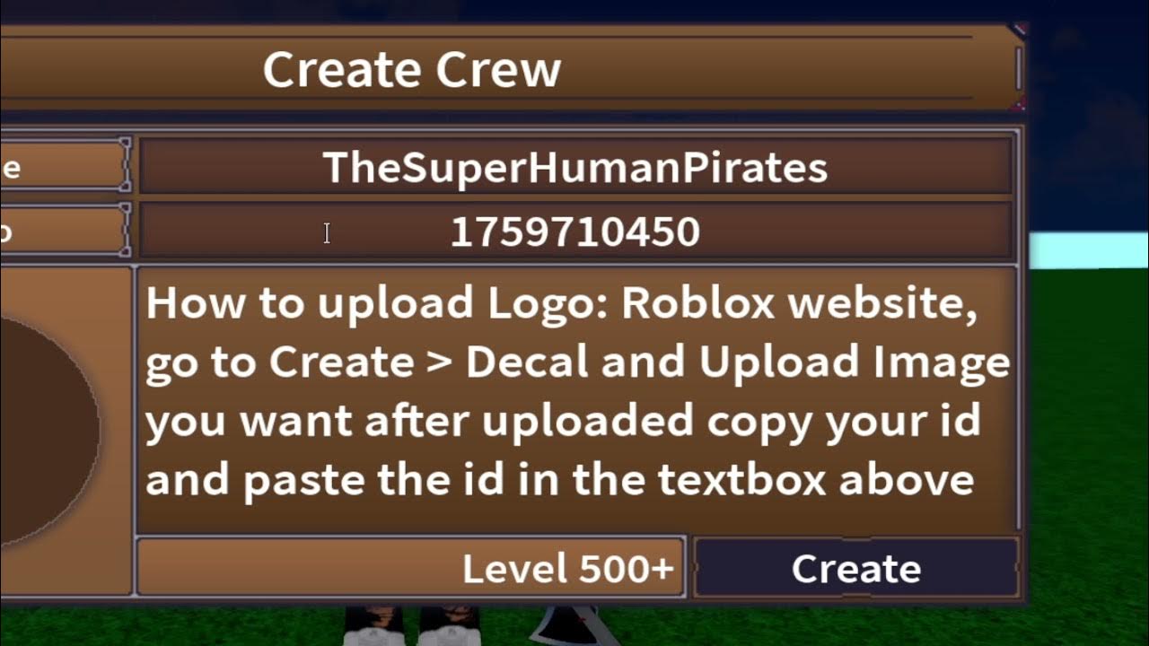 How to create a crew? 