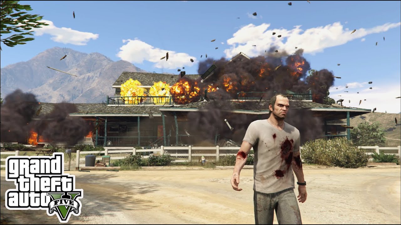 Grand Theft Auto V Trevor Philips Industries |Trevor on the way to Los ...