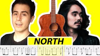 Video thumbnail of "Mateus Asato - North (天の目) - (with TABS) - by Riff_Hero"