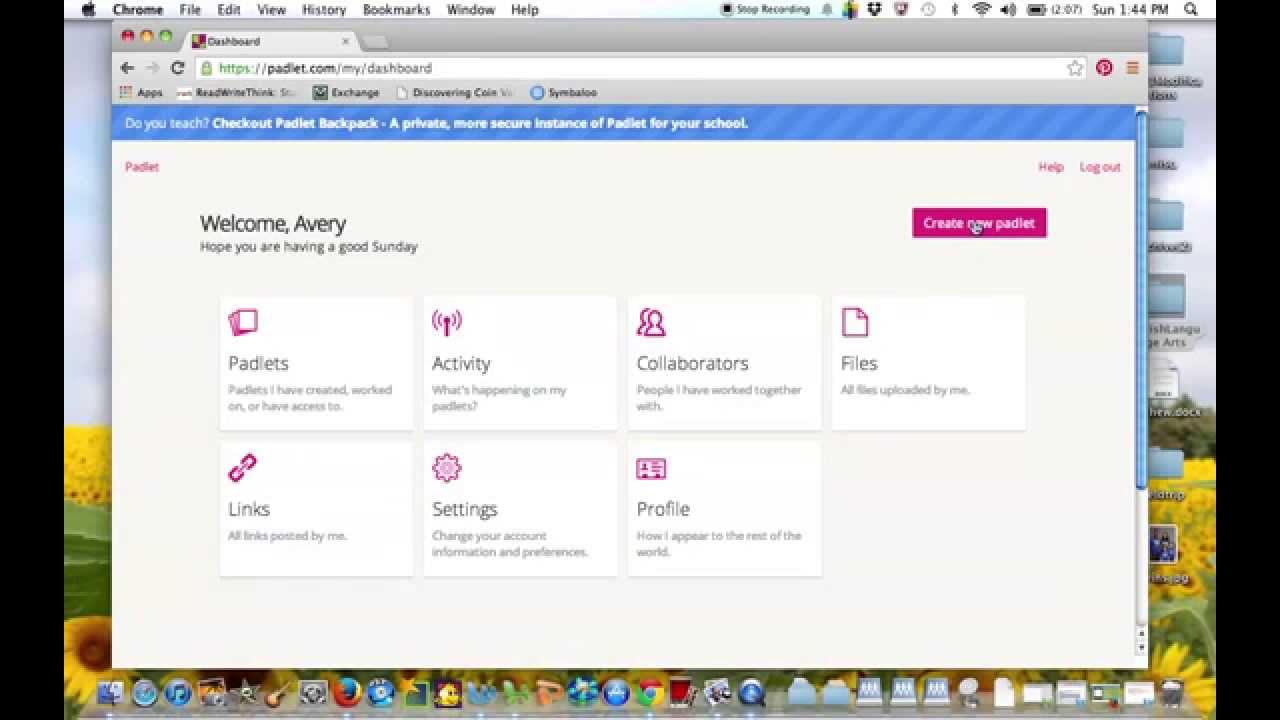 Teacher Tutorial setting up Padlet - YouTube