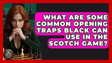 What Are Some Common Opening Traps Black Can Use In The Scotch Game? - The Chess Codex