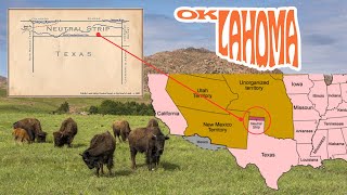 Oklahoma's Panhandle Explained in 90 Seconds  |  Random Facts #shorts #oklahoma #panhandle