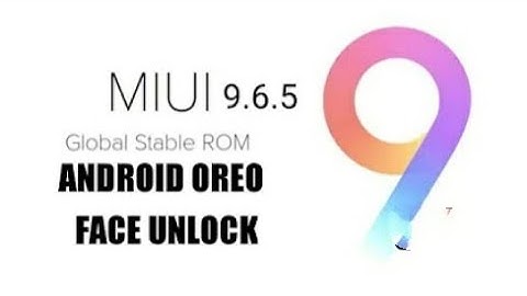 MIUI9  9.6.5 Update|| Face Unlock; portrait mode and many More Features||REDMI Note 5