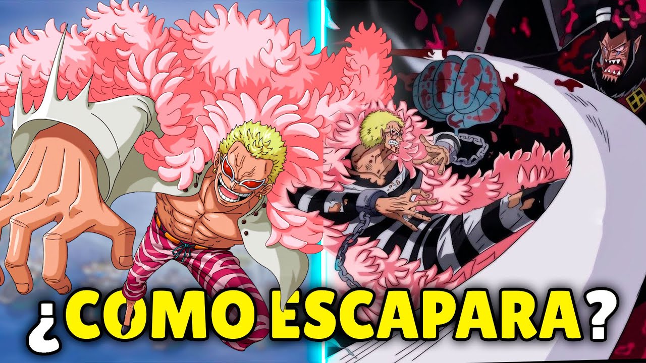 PERSONAJES que AYUDARAN a DOFLAMINGO a ESCAPAR de IMPEL DOWN en ONE
