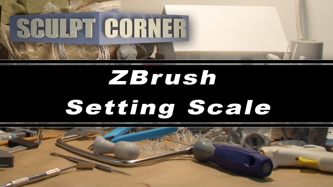 ZBrush Setting Scale - YouTube
