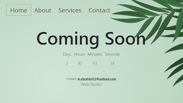 How to Make Coming Soon Website in HTML CSS & JavaScript