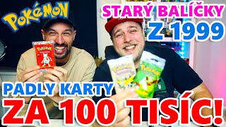 OTEVÍRÁME STARÝ BALÍČKY Z 1999 (VYTÁHLI JSME 3X HOLO KARTY ZA 100 TISÍC KORUN!)