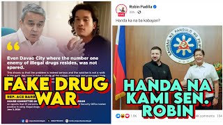 Fake Drug War ng Duterte, kaya Pati Tauhan ni Baste, Positibo | Robin Padilla, Handa ka na ba?