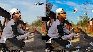 add poker cards to the picture and modify the colors with photoshops screenshot 4