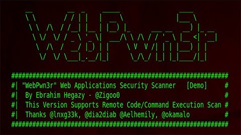 Webpwn3r UrlList Scan