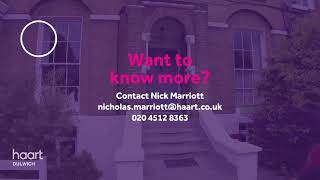Virtual Viewing of East Dulwich Road, London, 2 bedroom Apartment For Sale from haart estate agents