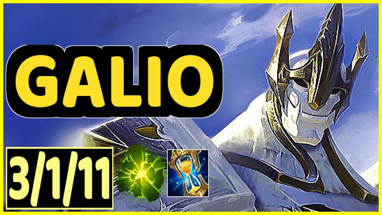 GALIO VS EKKO - 3/1/11 KDA MID GAMEPLAY