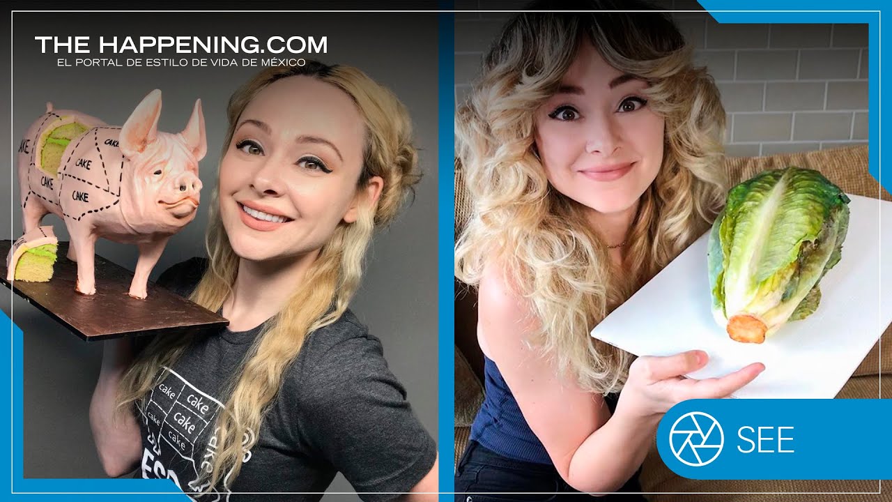 Pasteles hiperrealistas de Natalie Sideserf YouTube