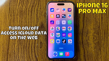 iPhone 16 Pro Max How to Turn On/Off Access iCloud Data On The Web