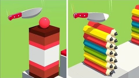 Slice It All!_All Level Gameplay Very Satisfying and Relaxing ASMR Gameplay Video 