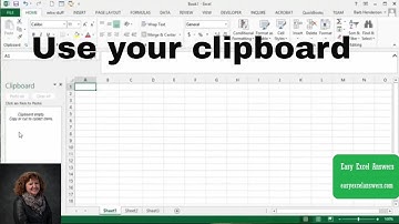 How to effectively use your clipboard in Excel