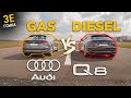 ГОНКА AUDI Q8: Бензин VS Дизель. Вспоминаем TOP GEAR