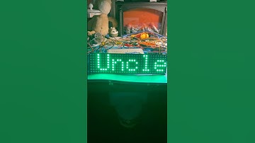 Rainbow Scrolling Text on Arduino + WS2812 LED Matrix 🌈💡