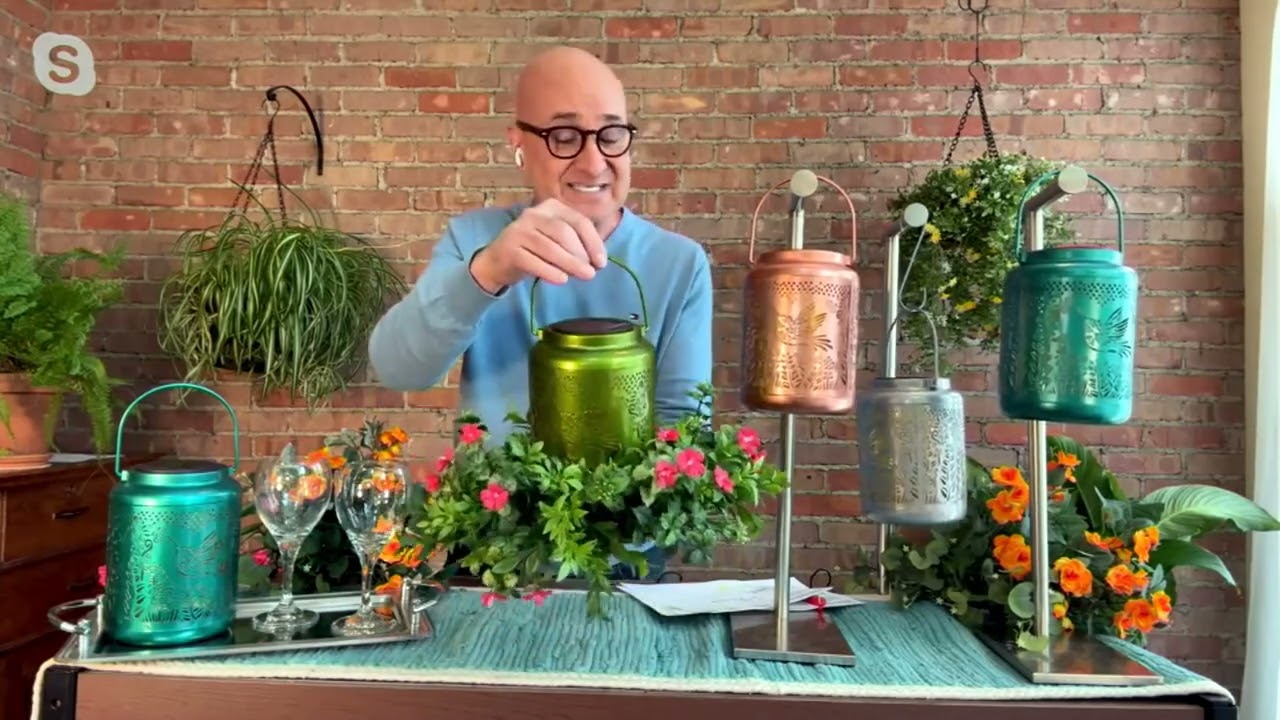 Ultimate Innovations Decorative Hummingbird Solar Lantern on QVC